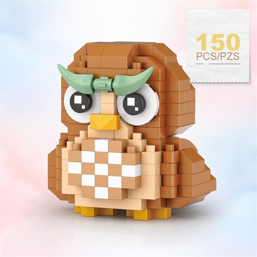 LOZ Panda Pet Restaurant Dessert Coffee Pet Fruit Store Street View Food House Building Blocks Kit Bricks Model Toy