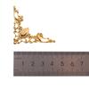 Gold 40mm Decorative Photo Frame Bronze Notebook Cover Corner Bracket for Menus Bracket Decor