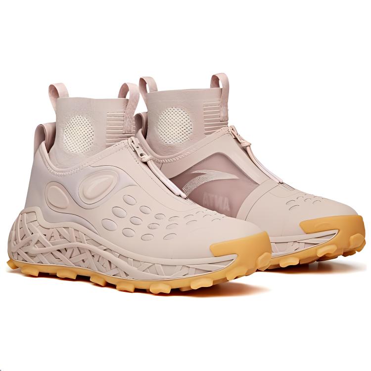 Anta Salehe Bembury X  Nest Shoes Outdoor Casual Shanghai Limited High-Top Running Shoes Women sneaker Magic-City-Pink 122118823-2