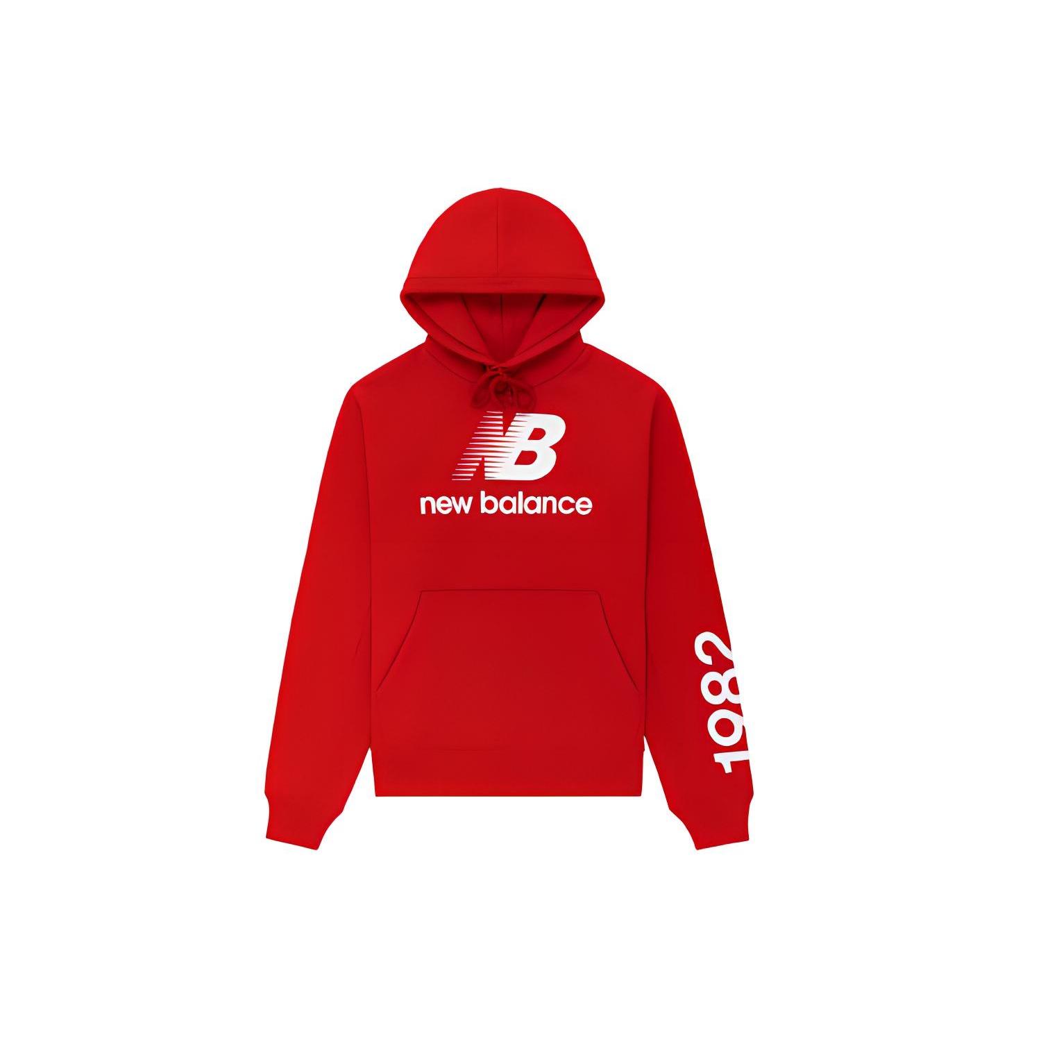 New Balance MADE in USA Heritage Hoodie Asia Sizing  Team Red  Men s MT21547-TRE L