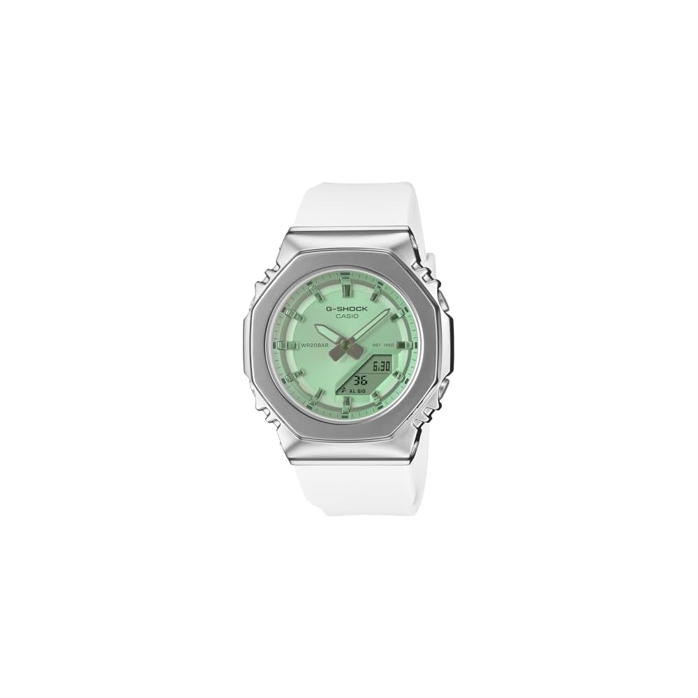 Casio G-Shock GM-S2110SR-7AJF Женские белые часы Экологичный материал
