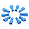 100pcs 50pairs 6.3mm 16 14AWG Female Male Electrical Wiring Connector Insulated Crimp Terminal Spade Blue