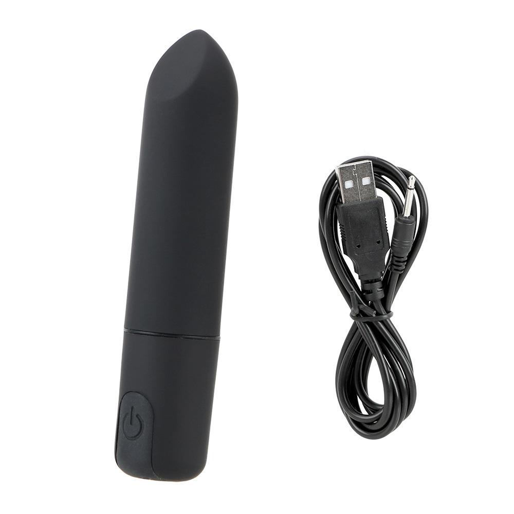 USB Rechargeable Mini Bullet Vibrator 10 Speed Waterproof G-spot Clitoris Stimulator Anal Dildo Vibrator Adult Sex Toy for Woman