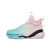 Anta Kinder KT7 Stickstofftechnologie Professionelle Rutschfeste Verschleißfeste Stützende High-Top Basketballschuhe Kinder Basketballschuhe Blau Rosa 312221130-3