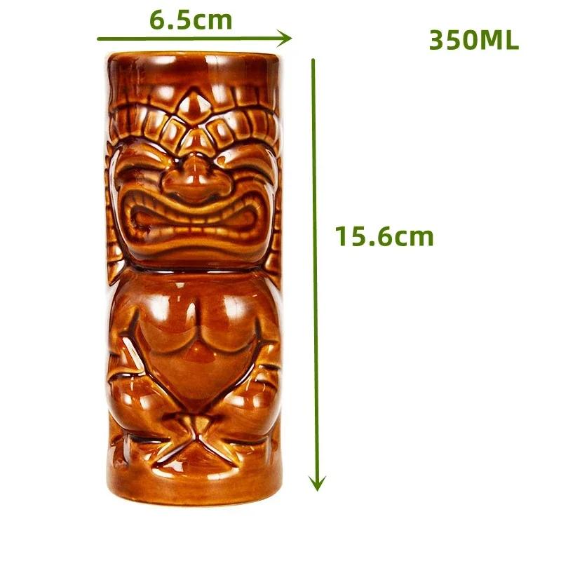 60 Types Ceramic Hawaii Tiki Mugs Creative Cocktail Glasses Beer Glass Martini Glasses Wine Glass Funny Cup Gift for Men