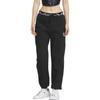 adidas Originals X Feifei Ruan Collaboration FW23 Fleece Pleated Drawstring Knit Sports Pants Women Bottoms Black IX4239