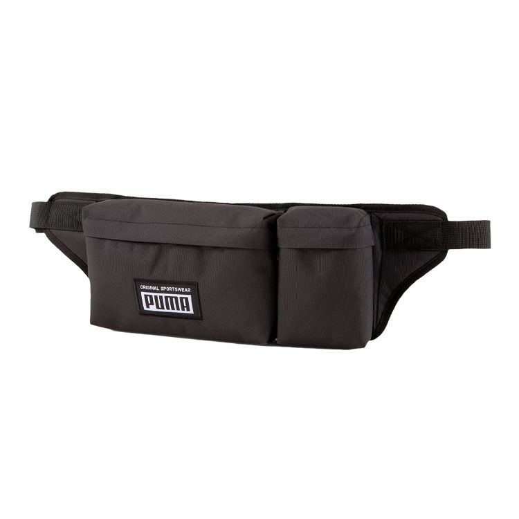 Puma Academy Multi Waist Bag Unisex Waist Bag Black 077303-01 Black