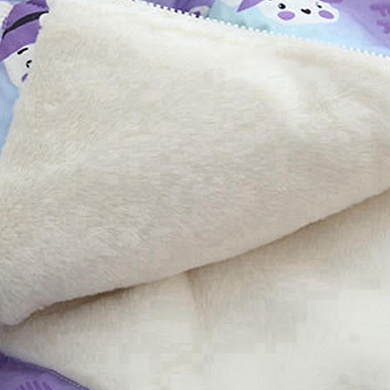 2-10 Jahre Kinder Mädchen Warmer Kapuzenmantel Winter Winddicht Reißverschluss Fleecejacke