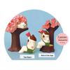Japanese Zakka Cat Cherry Blossom Season Figure - DIY Resin Craft Gift Ornament