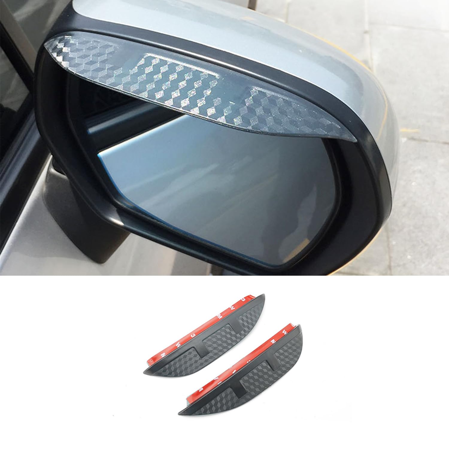 

MEKOMEKO Toyota New Aqua MXP Series Dedicated Door Mirror Visor, Side Mirror Visor, Rearview
