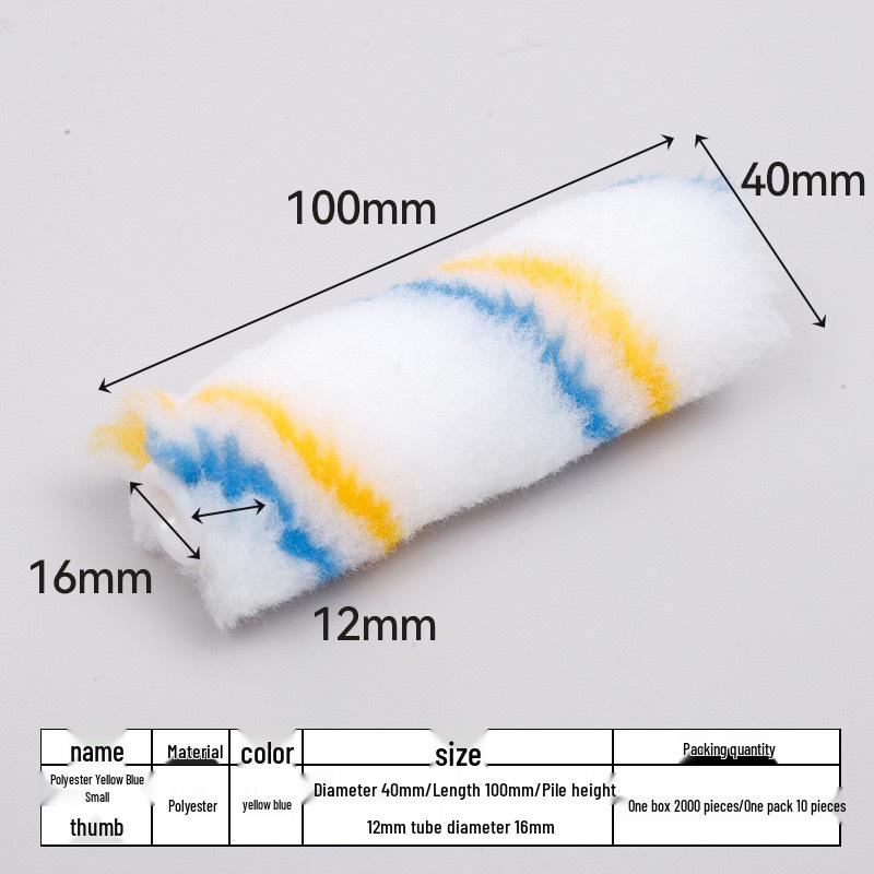 Little Finger 4-Inch & 9-Inch Latex Paint Roller Brush for Corners