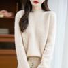 Women Sweater 100% Wool MODERN NEW SAGA O-neck Knit Pullover Thick Winter Jumpers Female Knit Tops
