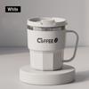 400ml Fashion Stainless Steel Coffee Mug With Cover Creative Office Home Milk Tea Breakfast Handle Cup