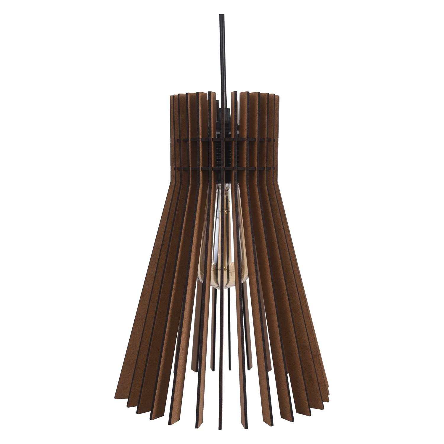 

Деревянная люстра в деревенском стиле с одной подвеской