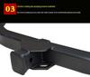 Compatible with 2009-2018 and 2020 Toyota RAV4 for trailer hitch modification with rear tow hook.