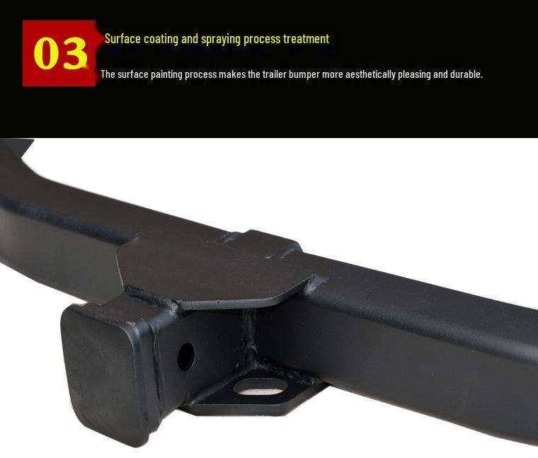 Compatible with 2009-2018 and 2020 Toyota RAV4 for trailer hitch modification with rear tow hook.