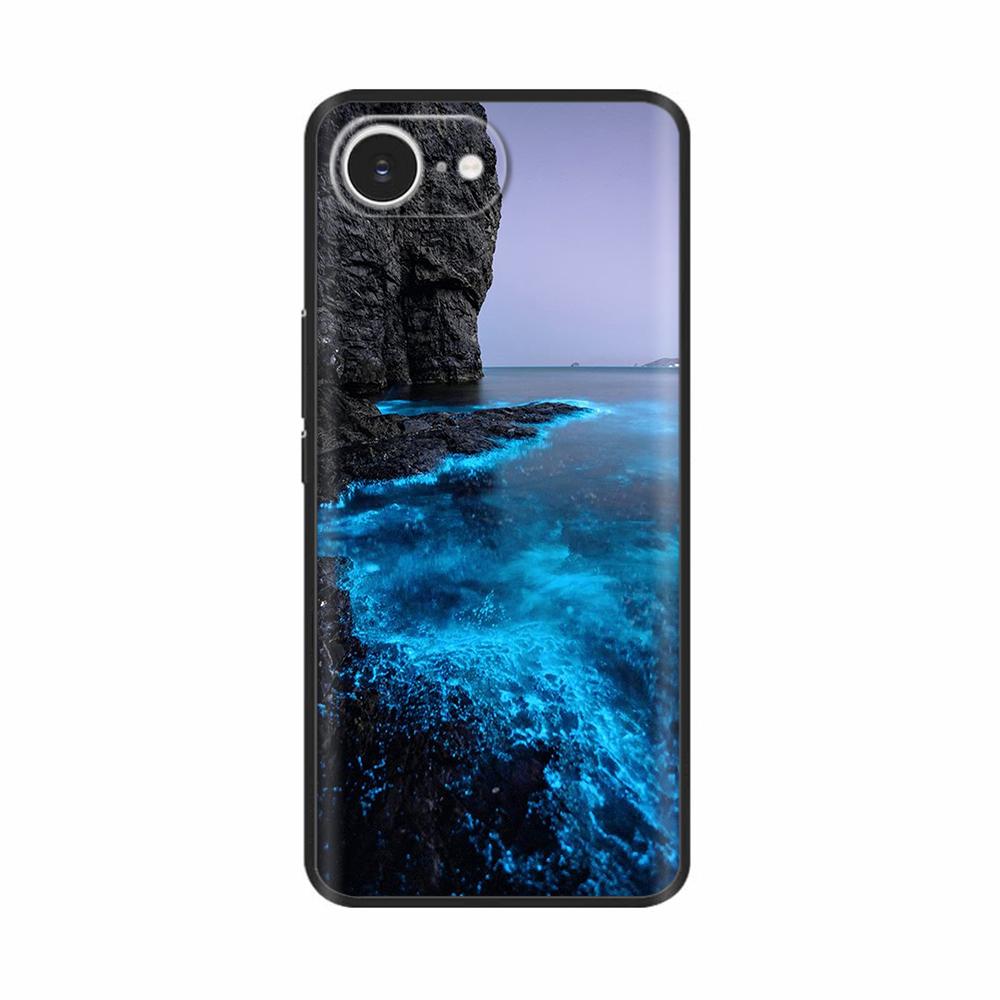 Silicone Phone Case For For iPhone 16E iPhone16E SE 2025 SE4 5G Soft Black Shockproof Shell Protection Back Cover Cases Coque