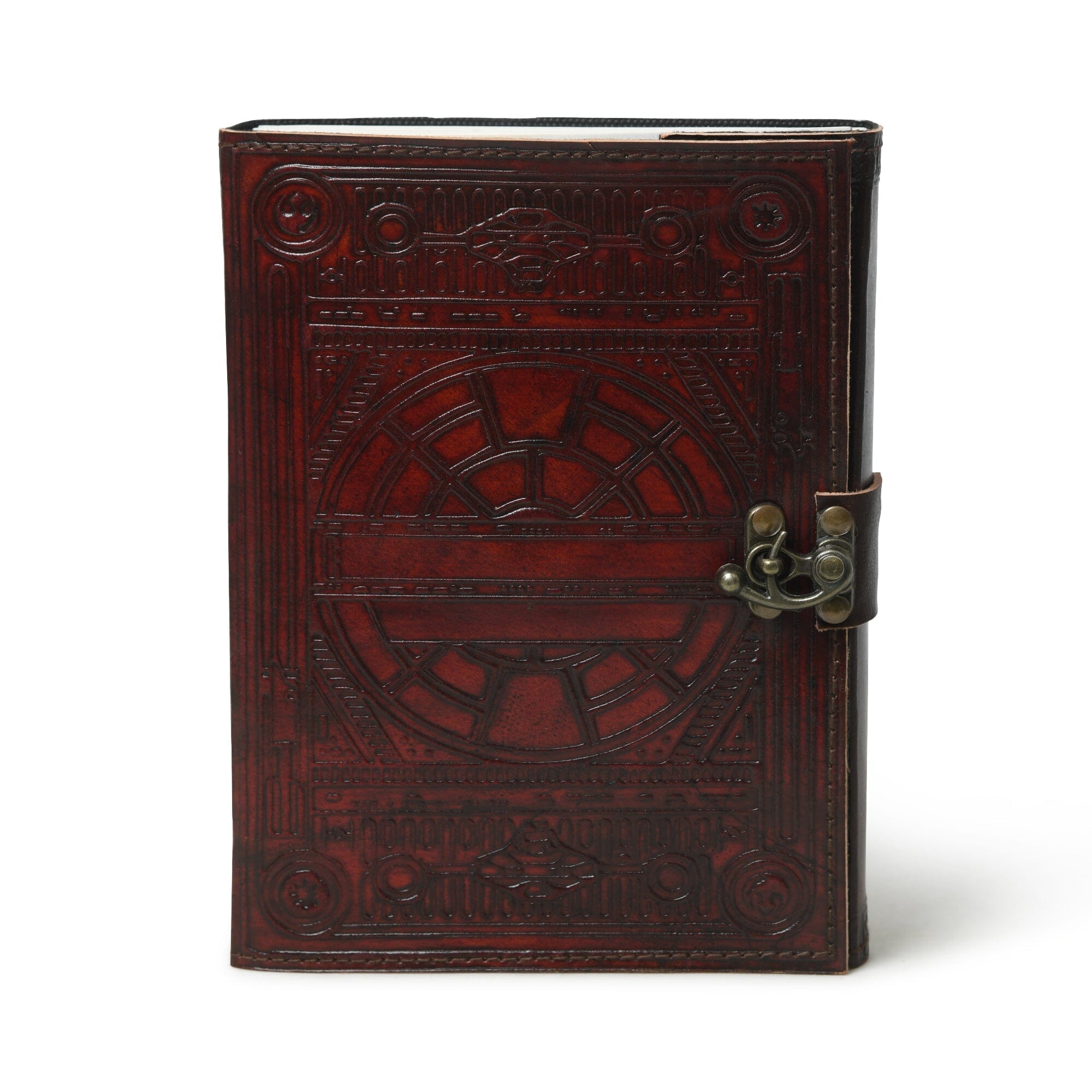 MaheTri Star Wars - Dark Brown Handmade Leather Journal 8 H x 6 W Inches коричневый