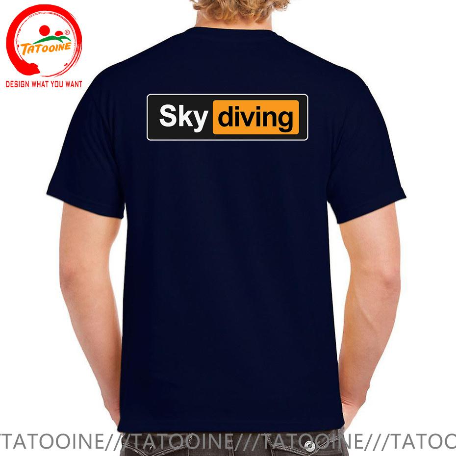 Funny Sky Diving Tshirt Skydiving T Shirt Unisex Sky Diver Diving Tee Shirt Oversized S6xl Tshirt Risky Extreme Sports Clothing