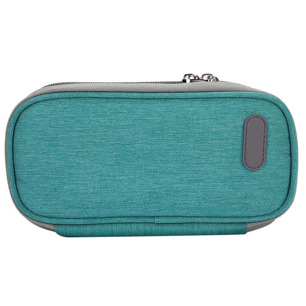 Portable Insulin Cold Storage Bag Medicines Refrigerated Cool Bag for Patient CareGreen