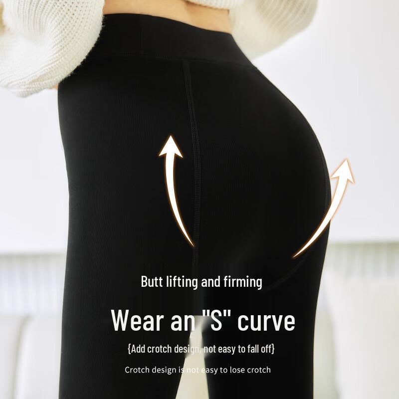 LANGSHA Women's Warm Fleece-Lined Leggings