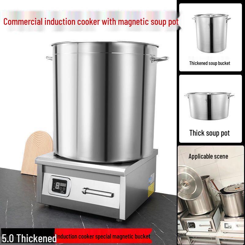 Nerezový indukční hrnec na polévku s kompozitním dnem