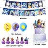 44Pcs Wish Asha Party Supplies For Girls Include Banner Cake Topper Balloons