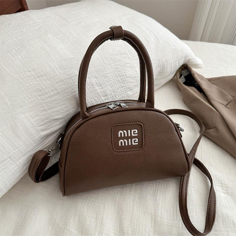 2024 New Fashionable Casual Handbag Street-style Women s Shell Bag Retro Crossbody Bag Korean Simple Shoulder Bag темно-коричневого