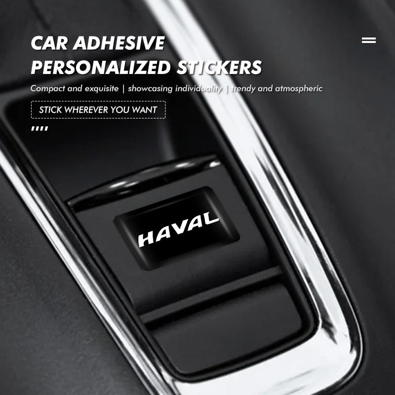 10/20/30pcs Car Lnternal Waterproof Stickers Auto Logo Creative For Haval Jolion F7 H6 H1 H2 H3 H4 H5 H7 H8 H9 M4 M6 F5 F9 F7X