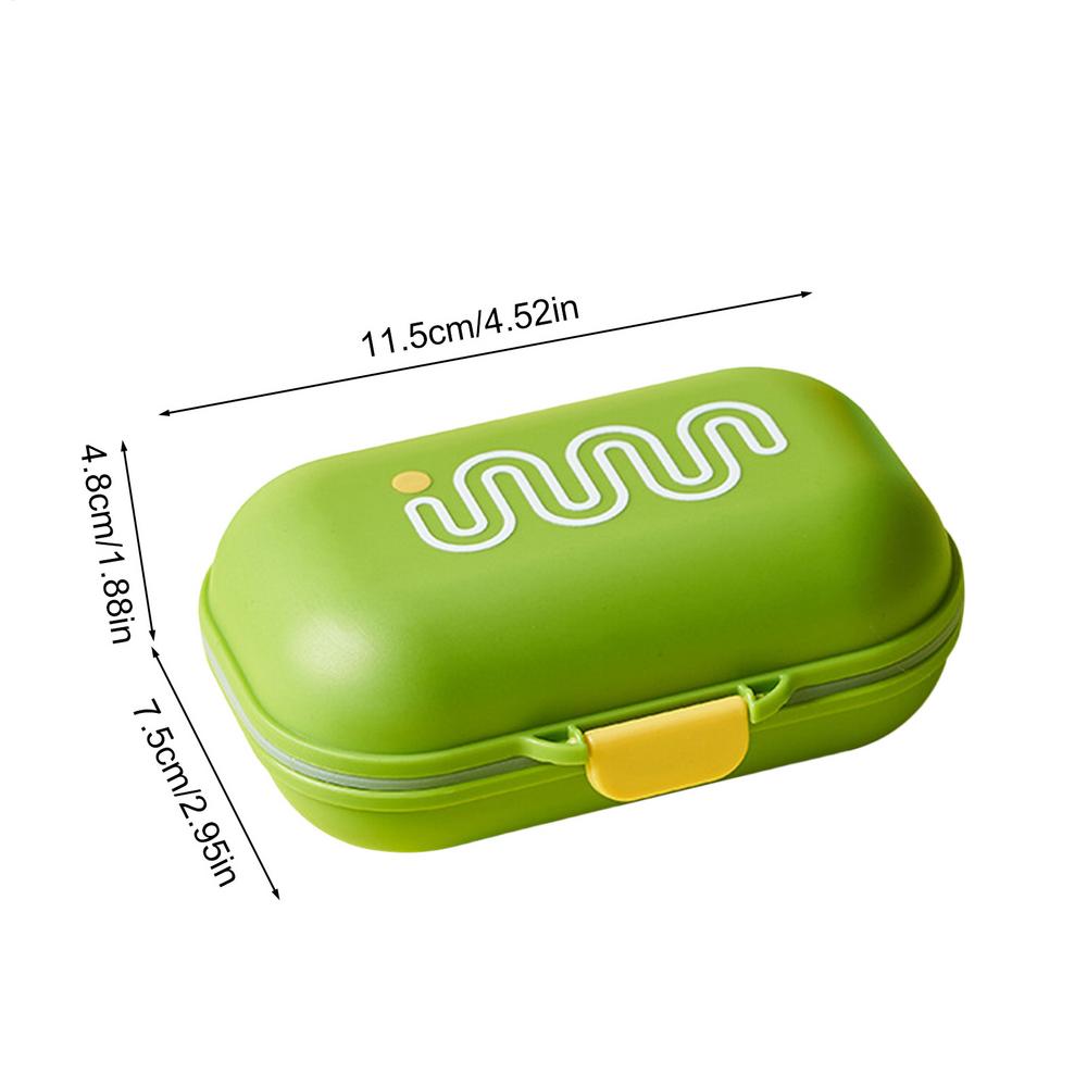 Soap Box Soap Case Dishes Flap Drainage Box Portable Draining Travel Soap Holder Travel Soap Case Bathroom Accessories зелёный
