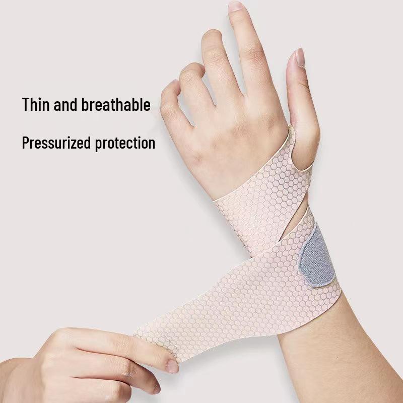 Lightweight Breathable Wrist Support Sleeve - Men’s & Women’s Joint Protection for Sports, Strain, Sprain, Mouse Hand, Fitness.