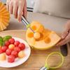 4PCS/SET Comfortable Grip Fruit Carving Tool Kit Rust-proof Watermelon Ball Scoop Chef