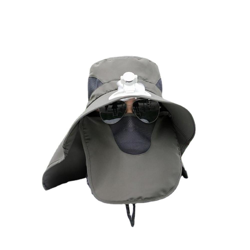 Kolip Men Summer Fishing Hat With Breathable Mesh Neck Protection Sunscreen Hat For Mountaineering Fishing