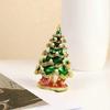 Elegante Grüne Ornament-Aufbewahrungsbox Einzigartige Weihnachtsbaum-Ringe-Box Praktischer Schmuckzubehör-Aufbewahrungsbehälter