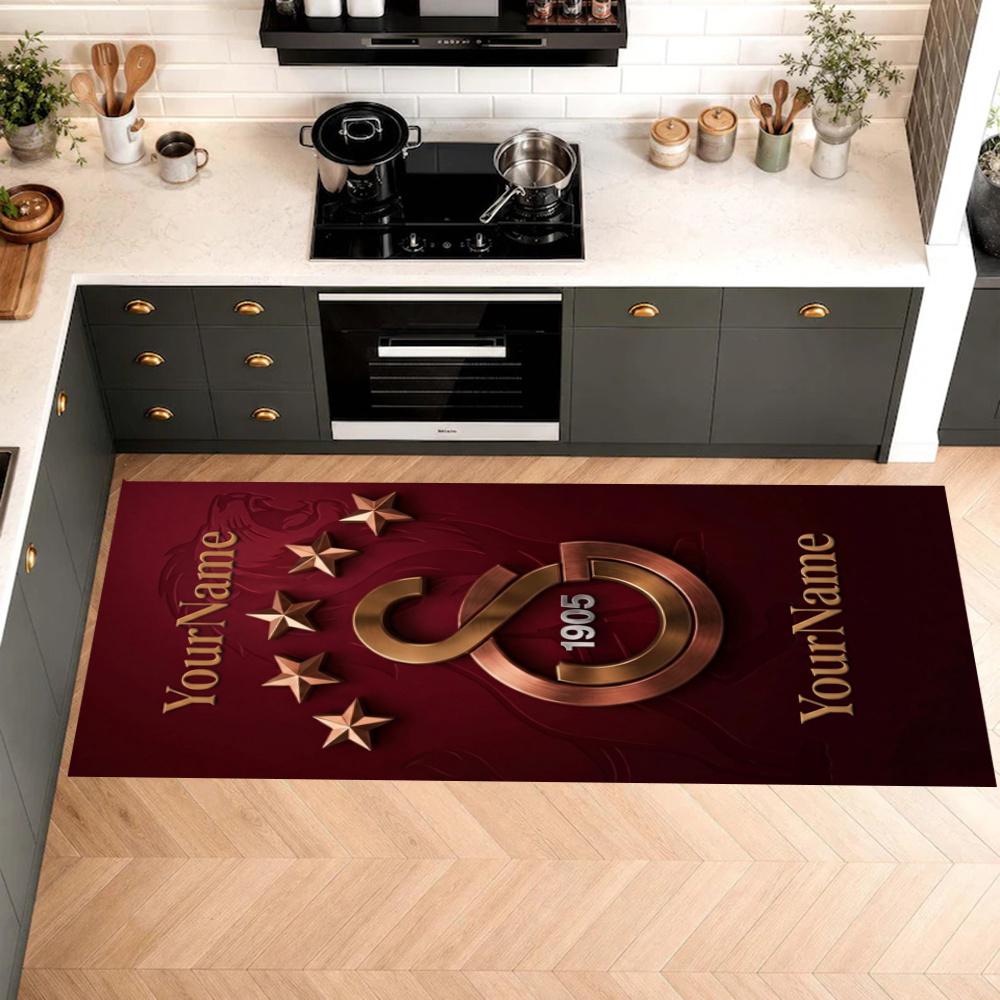 Galatasaray Customize Your Name Kitchen Rug Runner Rug Laundry Mat Hallway Entryway The Best Gift Choice