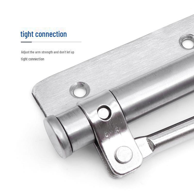 Stainless Steel Automatic Door Closer for Wooden Doors - Lightweight and Easy To Install
