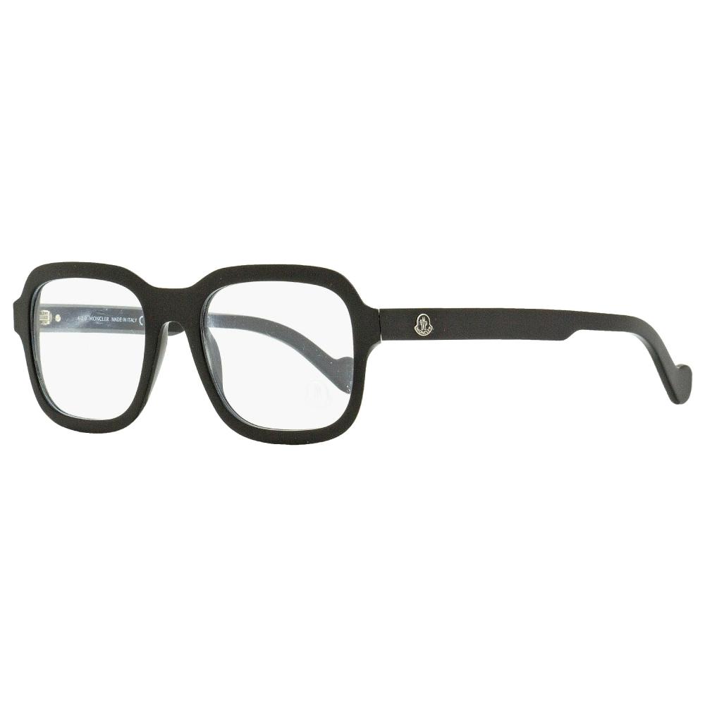 

Moncler Men s Rectangular Eyeglasses ML5100 001 Black 56mm 001