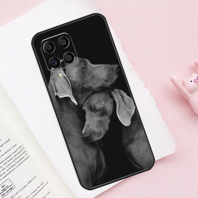 Weimaraner Dog Case For Samsung Galaxy M15 M35 M55 M51 M31 M21 M11 M16 M36 M56 M53 M12 M32 M52 M14 M34 M54
