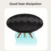 Portable Speakers Stand Metal Desk Organizers with AntiSlip Wood Feet for B&W Formation Wedge Speakers