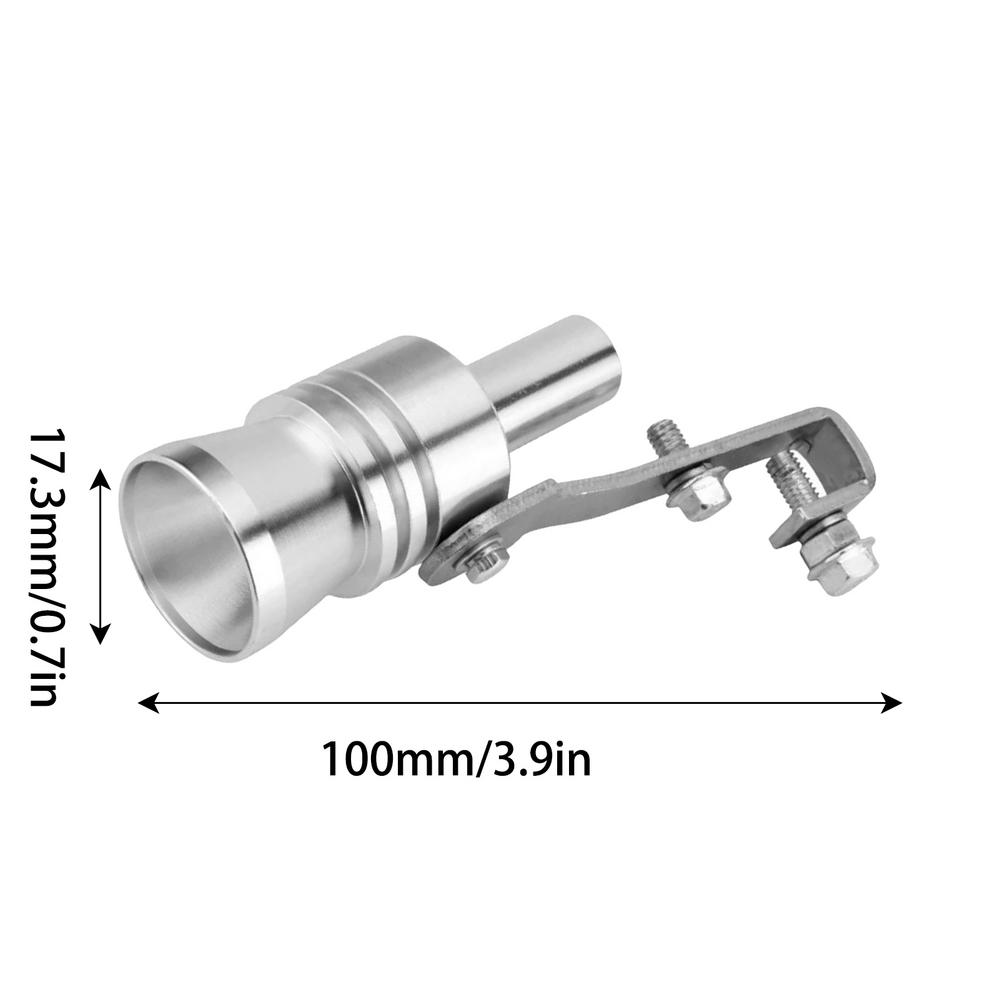 Multiple Sizes Car Turbo Sound Whistle Muffler Exhaust Pipe Whistle Fake Simulator Whistler for Vehicle Car Styling Motorcycle