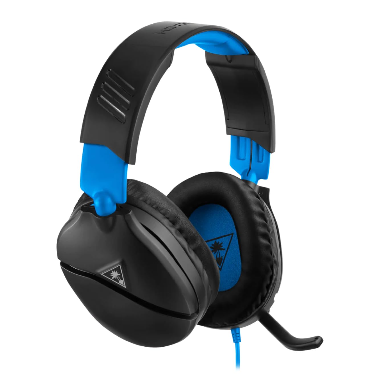 

Turtle Beach Gaming Headset Lightweight 230g Headphones PS5 PS4 Switch Xbox Smartphone Wired Flip Mute Microphone Recon 70 Black Blue 3.5mm