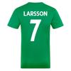 Manchester City FC Mens Larsson 7 Contrast Striped Polyester T-Shirt