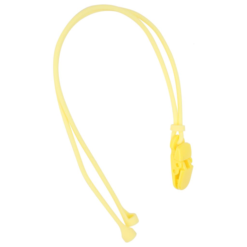 Silikon Anti-Verlust Lanyard Hörgerätehalter Riemen Schutzseil für ältere Menschen(Schwarz )