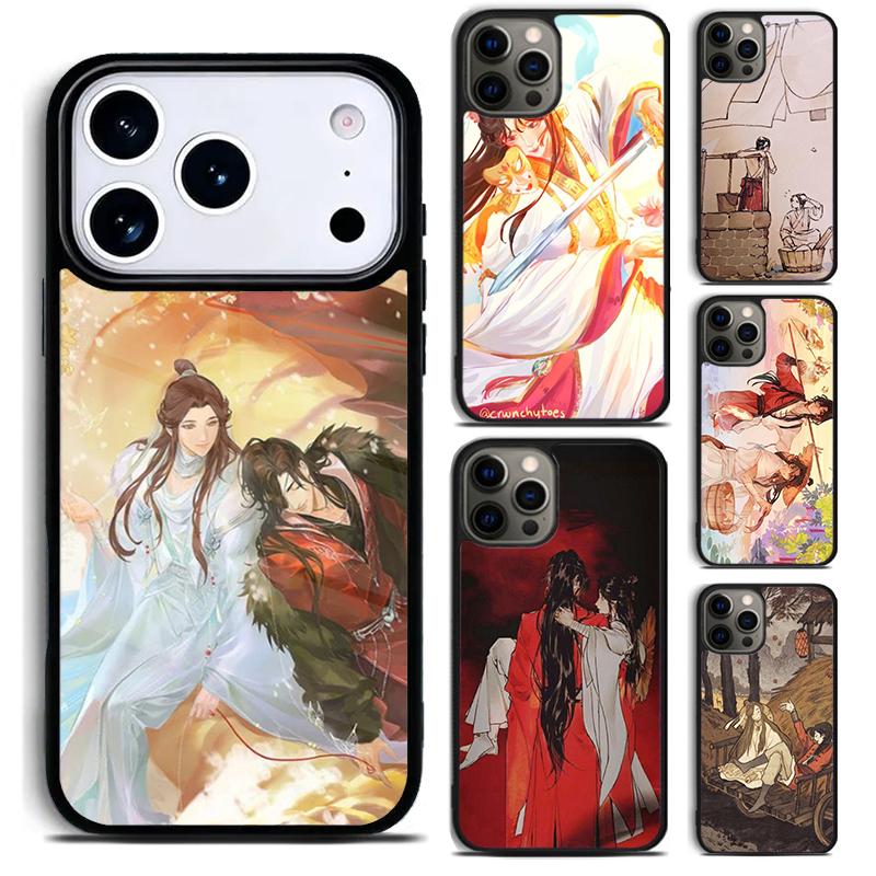 Etui na telefon Błogosławieństwo Niebiańskiego Urzędnika dla iPhone 17 16 15 Pro Max Air 14 13 12 11 Plus Pokrowiec Odporny na Wstrząsy