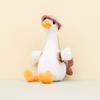 Lovable Goose White Plush Toy Keychain Cozy Duck Doll Pendant Backpack