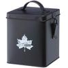 LOGOS Metal Palm Box 81340201 Black 13.5cm Width 11.5cm Depth 17cm Height