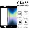 3PCS Full Cover Tempered Glass For iPhone SE  2022 2020 7 8 Plus Screen Protector Black Edge On iPhone SE3 SE2 Protective Glass