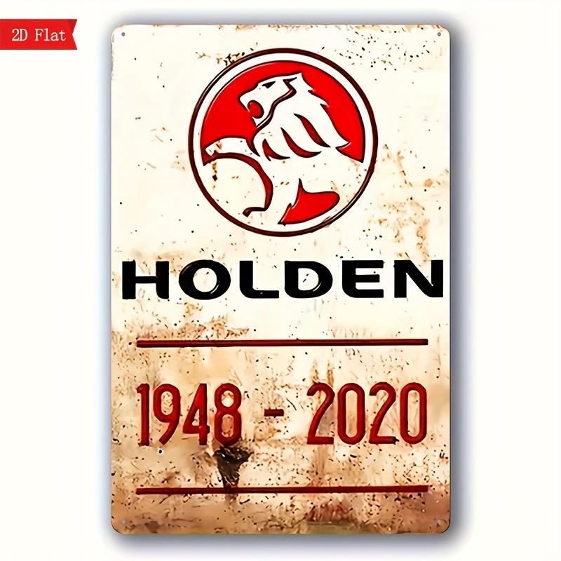 

Holden VintageInspired Metal Tin Sign Rustic Lion Logo WaterproofDurable Wall Decor for Home Bar Cafe Garage 20x30cm（7.8x11.8inch）