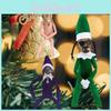 Boneco Elfo de Natal Snoop On The Stoop Decoração Perfeita para Casa Enfeites Brinquedo de Pelúcia Presente de Natal