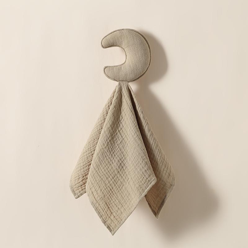 Baby Teething Comforter Puppet: Cotton Star & Moon Sleep Aid